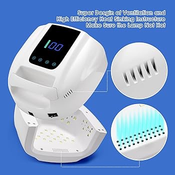 AI NAIL LAMP ホワイト AI Nail Light - No. 1 that doesn't hurt your skin – ONAILJP